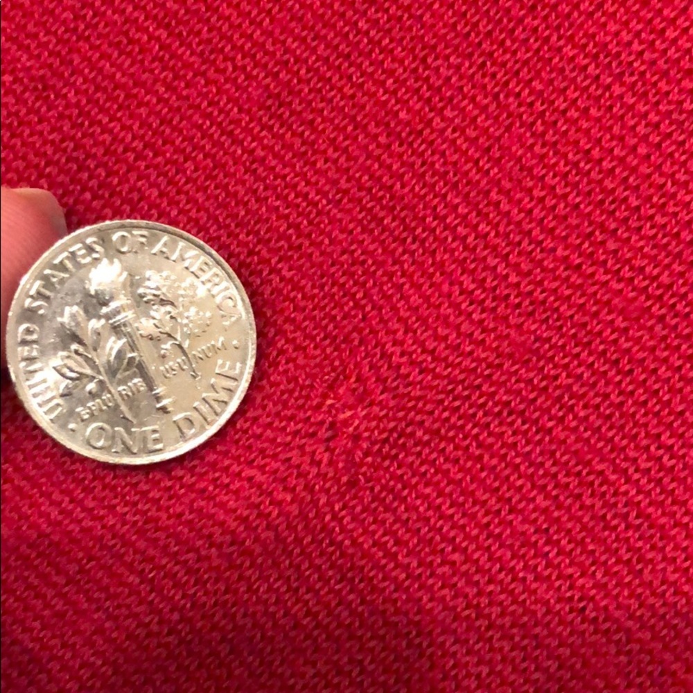 BCBGMaxAzria red wool jersey dress - Picture 5 of 5